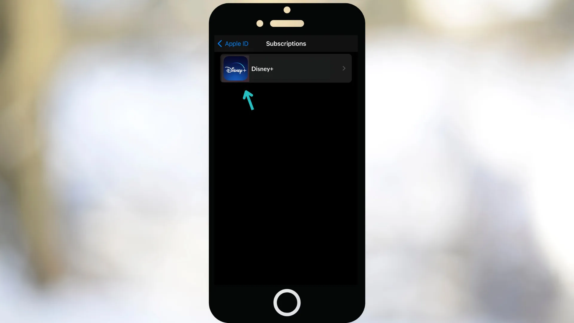 How to cancel your Disney plus subscription on iphone step four